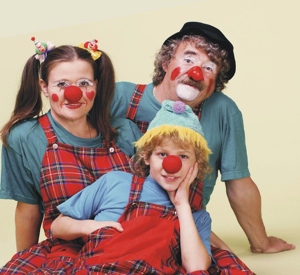 Bohóc család, Táska Rebarbara, Batyu Balázs, bŐrönd Ödön